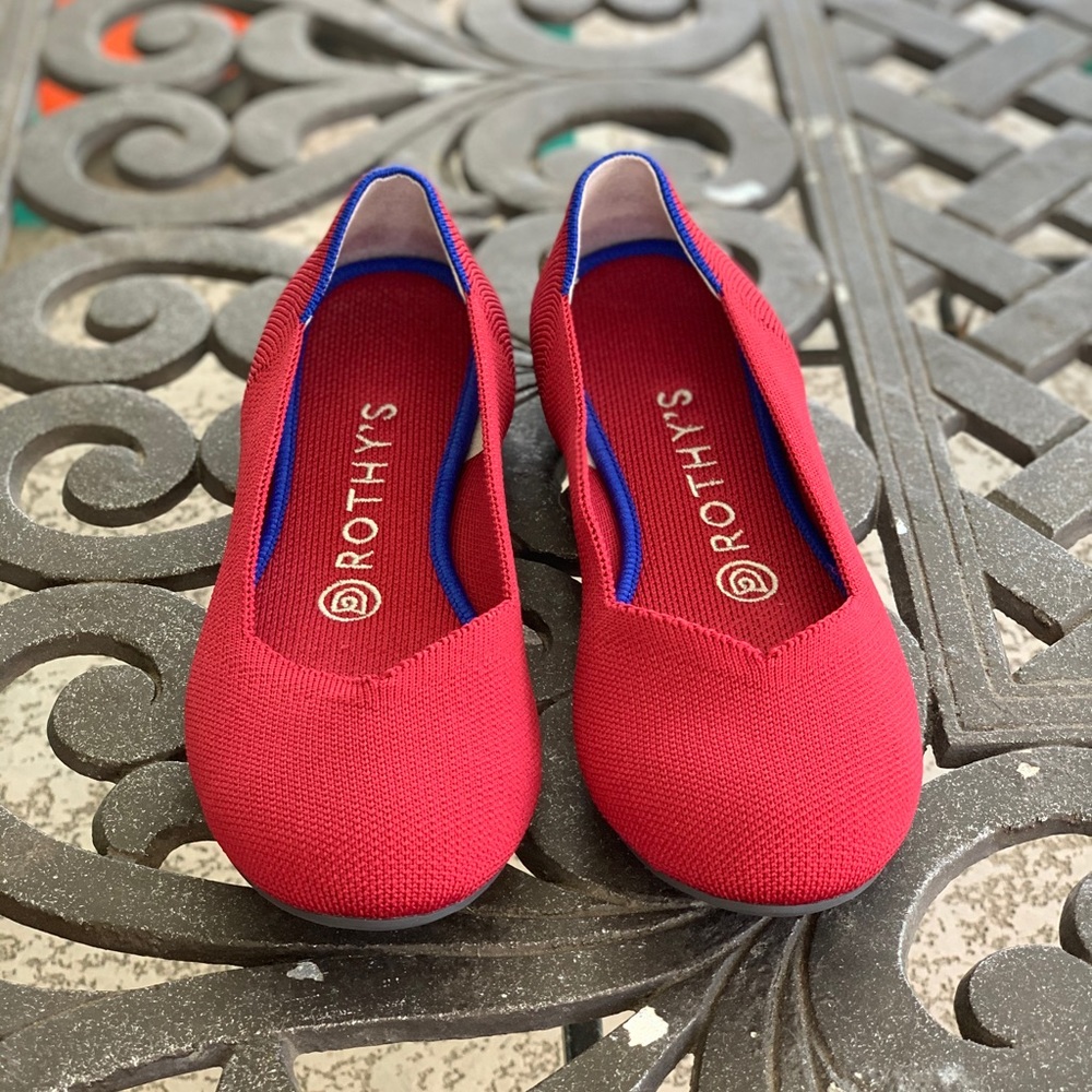 Scooter Red Rothys Flats🎉24 hour price drop🎉